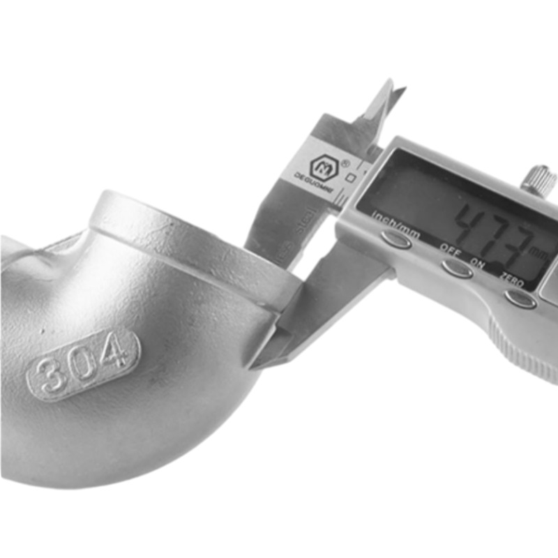 150# SS Pipe -Steckergewinde mit 90 ° Grad Ellbogen